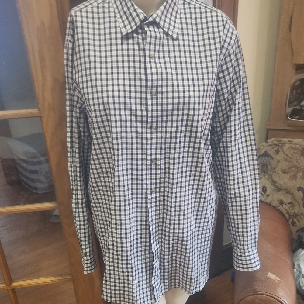 Plaid Long Sleeve Shirt From Harbor Bay